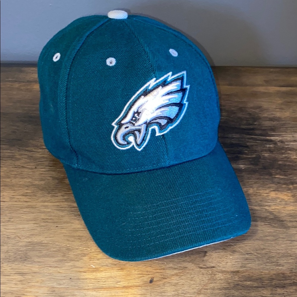 NFL PHILADELPHIA EAGLES Baseball Cap ONE SIZE FITS ALL (Velcro) great